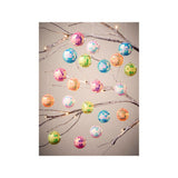 GH silver-tone mosaic baubles set of 20, imported from the UK