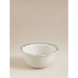 Stacey Solomon green and white rose cereal bowl, UK version