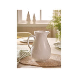 Stacey Solomon white Christmas tree bow water jug (British brand)