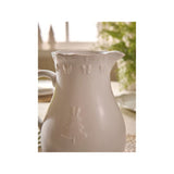 Stacey Solomon white Christmas tree bow water jug (British brand)