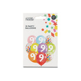 Party balloons 10 pack for age 9 - British product