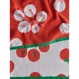 Red Tomato cotton bath towel with tomato design (British brand)