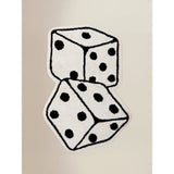 ASDA Black & White Dice Cotton Runner Bath Mat 80 x 80cm- Buy online at McGrocer