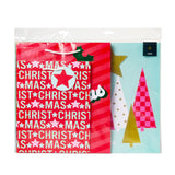 Christmas gift bags 4 pack festive print - British product