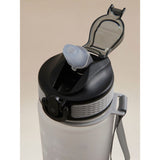 Grey ombre hydration goal drinking bottle 28cm (British brand)