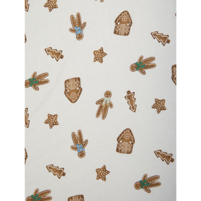 Christmas gingerbread fitted sheet king size, UK version
