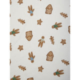 Christmas gingerbread fitted sheet king size, UK version