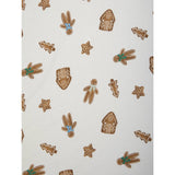 Christmas gingerbread fitted sheet for single bed (British brand)