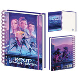 K-Pop Demon Hunters A5 wiro notebook, UK version