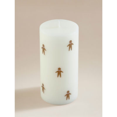 Baked Gingerbread & Spice pillar candle, UK version