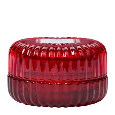 Frosted Candy Cane Tin Candle 70g minty (British brand)