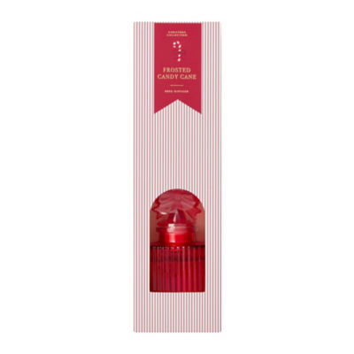 Frosted Candy Cane Bow Diffuser 80ml - British product
