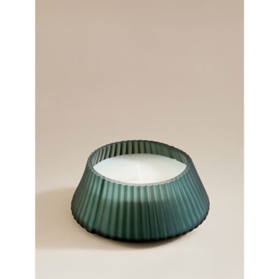 Candle Frosted Pine & Eucalyptus tree-shaped glass - British product