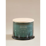 Candle Frosted Pine and Eucalyptus Wooden Lid - British product