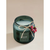 Tartan Green Candle scented candle with rosemary and pine (British brand)