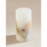 Spiced Berries & Mandarin botanical pillar candle red, UK version