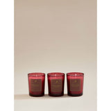 Spiced berries mandarin votive candle set - British product