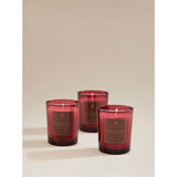 Spiced berries mandarin votive candle set - British product