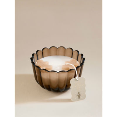 Baked Gingerbread & Spice candle with scalloped edge, UK version