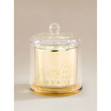 Warm Amber & Cedar cloche candle, UK version