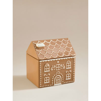 Gingerbread house candle decorative novelty British brand
