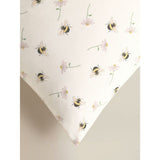 Bees & Daisies pillowcase pair with bee and daisy print 48x74cm, UK version