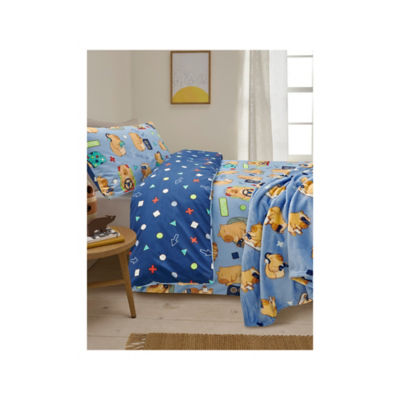 ASDA Blue Capybara Gaming Reversible Duvet Set Single- Buy online at McGrocer