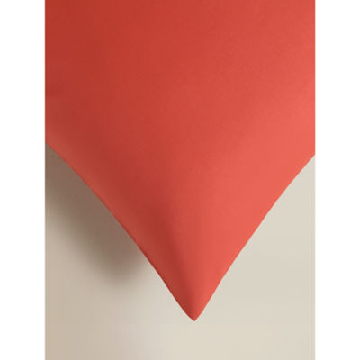 Plain polycotton pillowcase pair 48x74cm, imported from the UK
