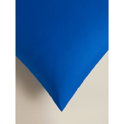 Plain polycotton pillowcase pair 48 x 74 cm, imported from the UK