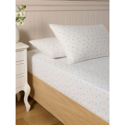 Stacey Solomon hydrangea cotton pillowcase pair, imported from the UK