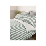 ASDA Stacey Solomon Seersucker Stripe Cotton Duvet Set Double- Buy online at McGrocer