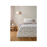 ASDA Floral Love Heart Reversible Duvet Set Single- Buy online at McGrocer