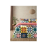 ASDA Western Pinsonic Patch Duvet Set Single- Buy online at McGrocer