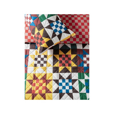 Pinsonic patch duvet set single western design, imported from the UK