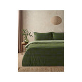 ASDA Textured Broken Stripe Reversible Microfibre Duvet Set Single- Buy online at McGrocer