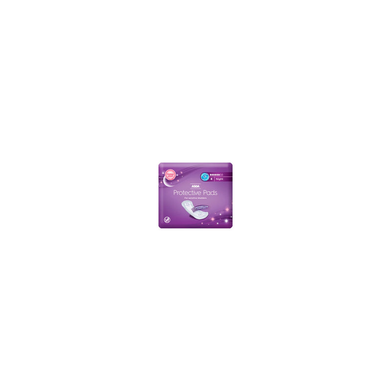 ASDA night protective pads 8 pads - British product
