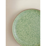Green concrete side plate 20.5cm, imported from the UK