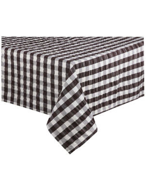 ASDA Brown Check Cotton Tablecloth- Buy online at McGrocer