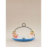 ASDA Gnome Hand Painted Hanging Birdbath Feeder Multicoloured 24x10x14.5cm- Buy online at McGrocer