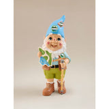 Hiking gnome ornament hand painted 25cm, UK version