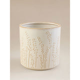 ASDA Cream Ceramic Leaf Planter- Buy online at McGrocer