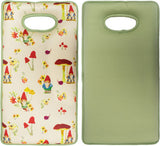 Gnome kneeler with decorative print and handle - British product