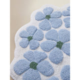 Stacey Solomon blue hydrangea bath mat - British product