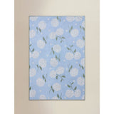 Stacey Solomon blue hydrangea bath sheet - British product