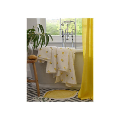 Stacey Solomon Lemon Cotton Bath Towel - British product
