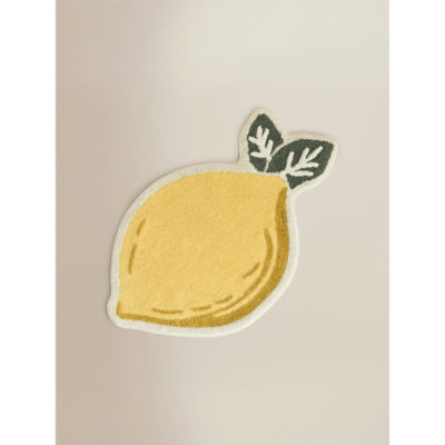 Stacey Solomon lemon cotton bath mat, imported from the UK