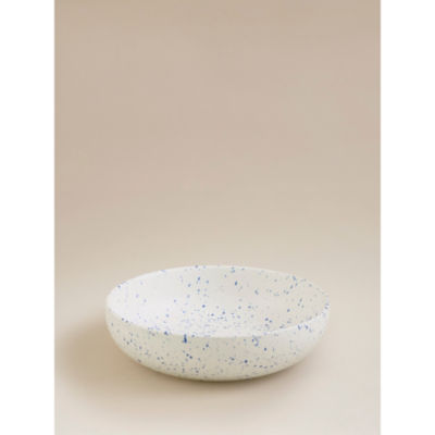 ASDA Blue & White Splash Pasta Bowl Stoneware 21.3 x 21.3 x 5.9cm- Buy online at McGrocer