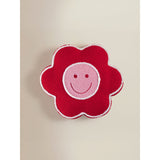 ASDA red flower face-shaped cushion 40x40 (British brand)