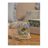 Stacey Solomon hydrangea glass mug double wall (British brand)