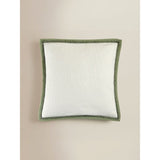 ASDA Green Blanket Stitch Flange Textured Cushion 54 x 54cm- Buy online at McGrocer